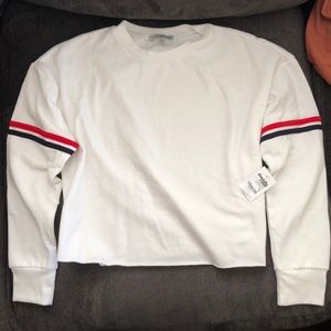 White pullover sweater